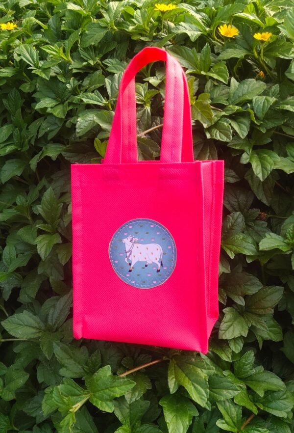 Pichwai Cow Design NonWoven Gift Bag