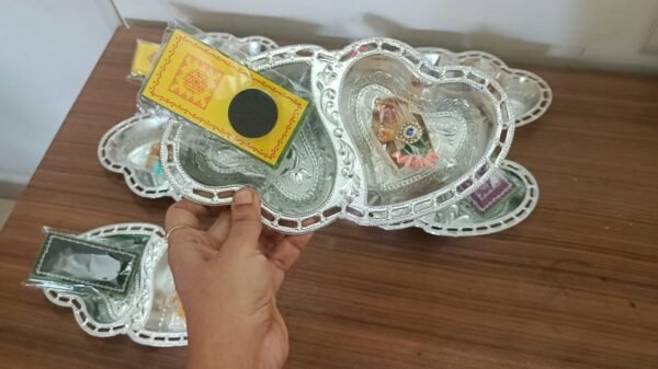 Lovely Charm Combo Set – Heart Tray, Incense Holder & Kumkum