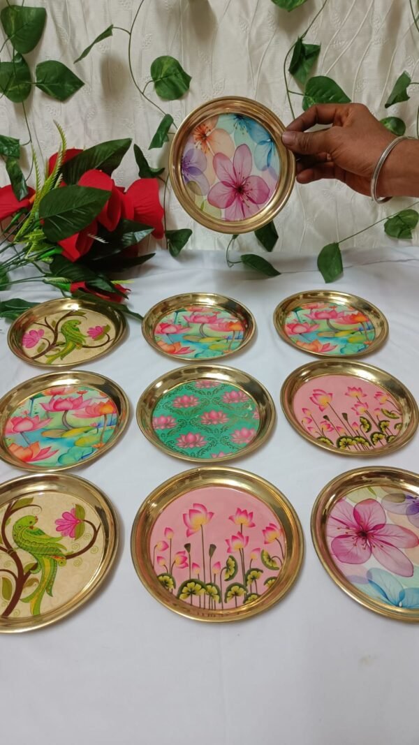 Printed Brass Plates 6"
