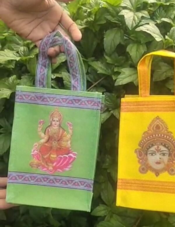Navaratri Non Woven Bags 8"