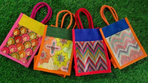 Jute Bag with Digital Print Fabrics